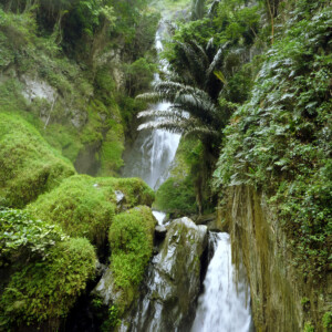 Sulewana-Wasserfall bei Tentena auf Sulawesi Sulewana-Wasserfall-Sulwawesi